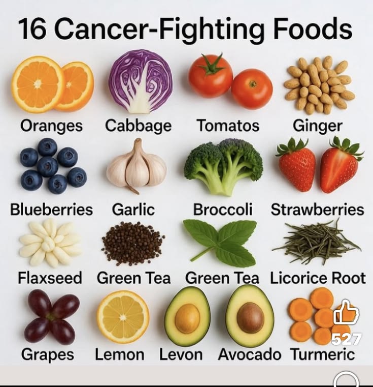 KristenJakobitz's tweet image. Nature provides incredible tools for our health. From antioxidant-rich blueberries to anti-inflammatory turmeric, incorporating these 16 cancer-fighting foods into your diet is a delicious way to support your long-term wellness.
​#HealthyEating #WellnessTips #Superfoods