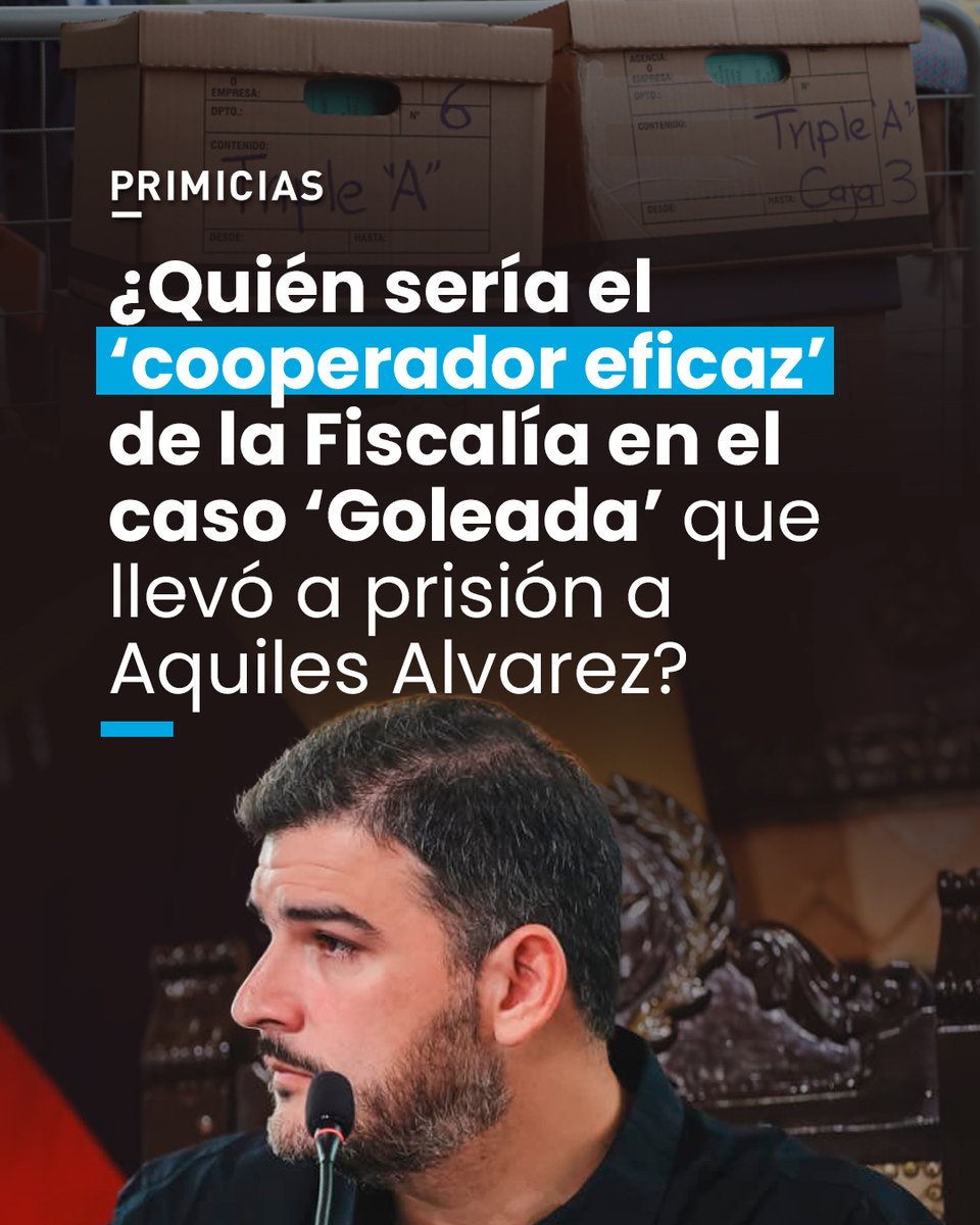 El abogado de uno de los procesados en el caso ‘Triple A’ desistió de continuar la defensa del supuesto ‘colaborador’; ARCH propone fecha para audiencia en que se planteará para Aquiles Alvarez una segunda orden de prisión. prim.ec/ZuEz50YeG1o