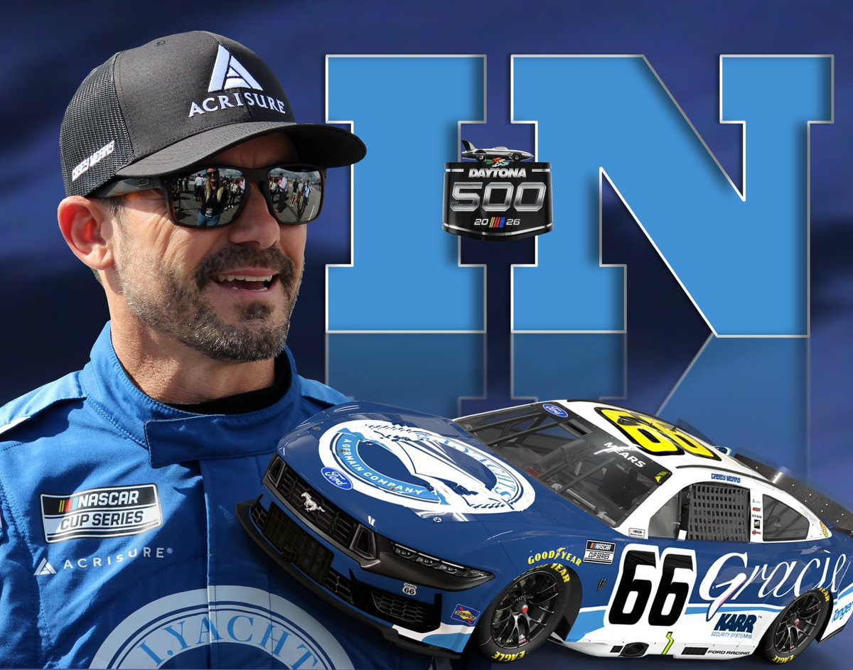 Better lucky than good anyday.

CASEY MEARS AND GARAGE 66 ARE RACING IN THE DAYTONA 500.

HOW ABOUT THAT!?!?!?!

#NASCAR #Daytona500