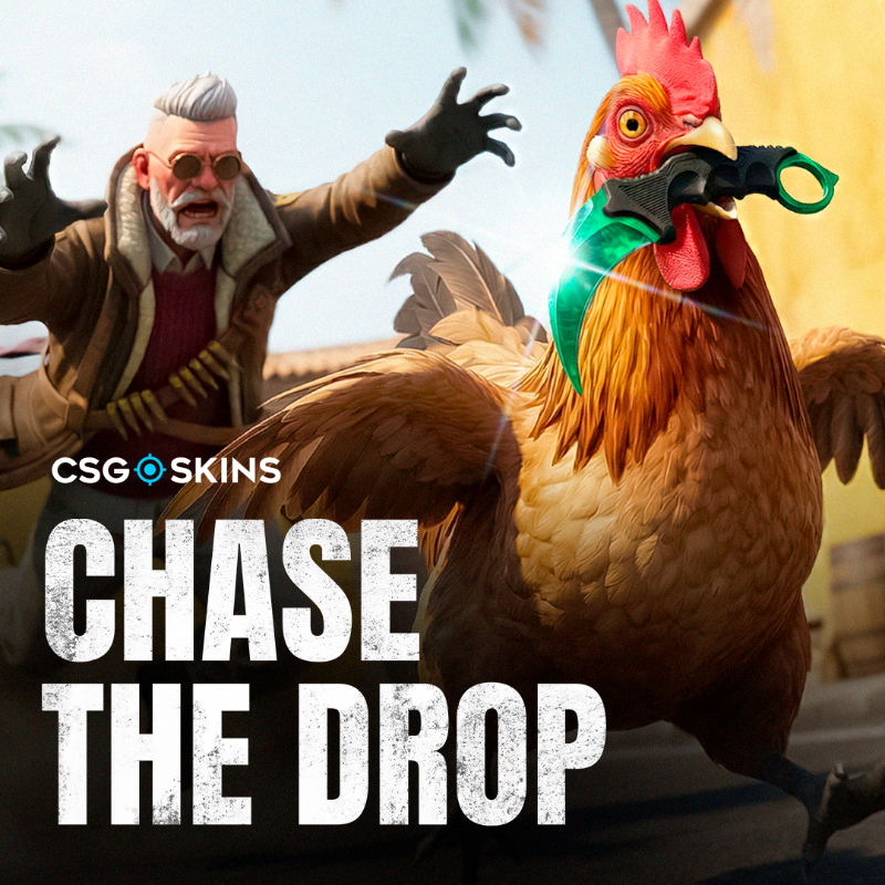 CSGOSKINS_COM's tweet photo. Don't watch the drop – chase it!
Open cases and grab your epic CS2 skins now! 🔥