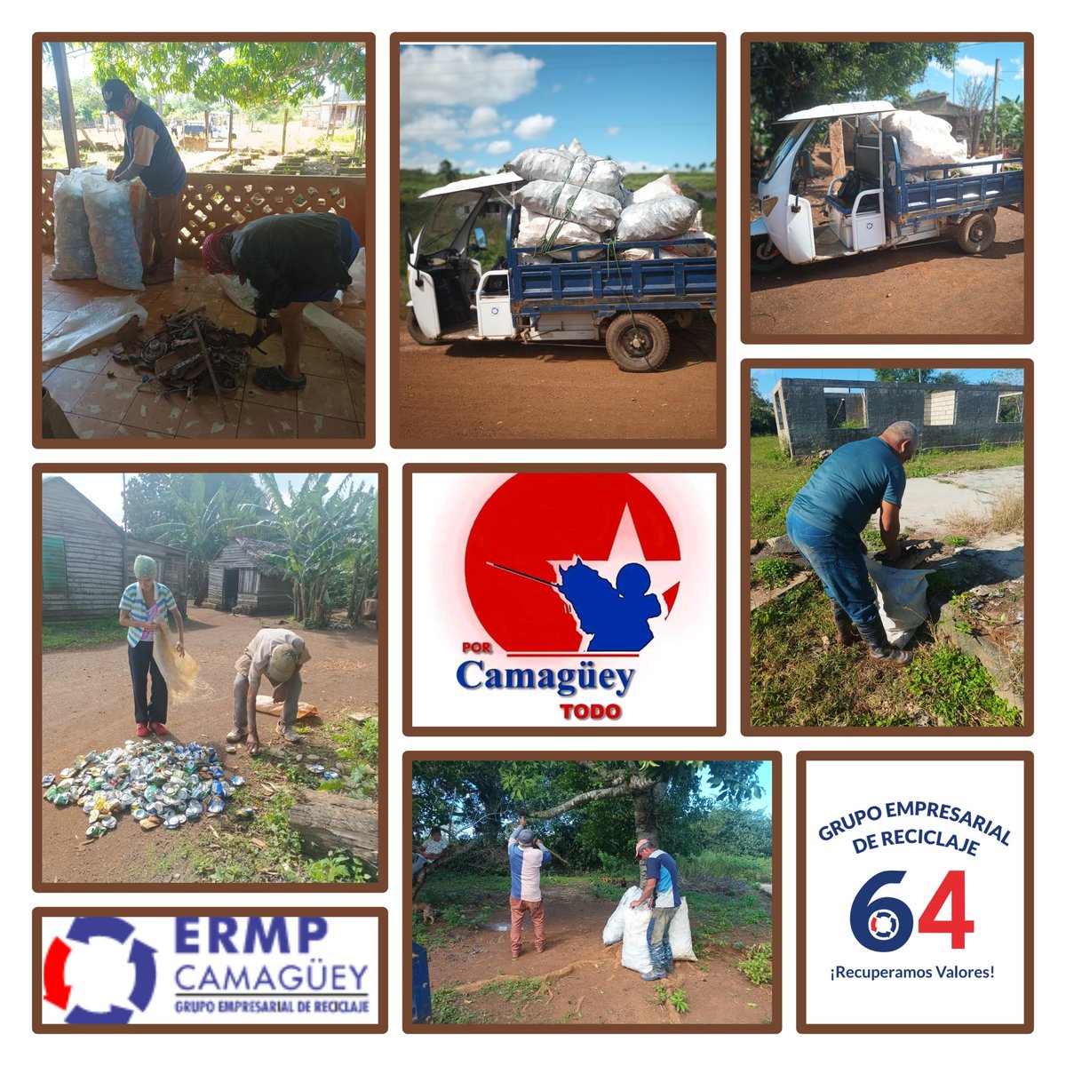 Desde la UEBR Sierra de Cubitas un acercamiento a la población, mediante la recuperación de desechos reciclables en los barrios de la comunidad, SOMOS #RecuperadoresDeValores, CUIDAMOS y PRESERVAMOS el #MedioAmbiente. <a href="/JorgeLTamayoD/">Jorge Luis Tamayo</a> <a href="/Alexand12473886/">Alexander Aguilar González</a> <a href="/cubarecicla/">CUBARECICLA</a> <a href="/MindusIndustria/">Ministerio de Industrias de Cuba</a>