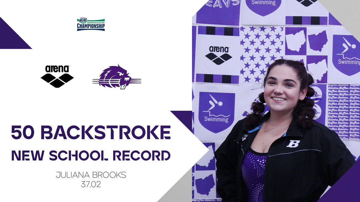 Another school record! Congrats to Juliana!