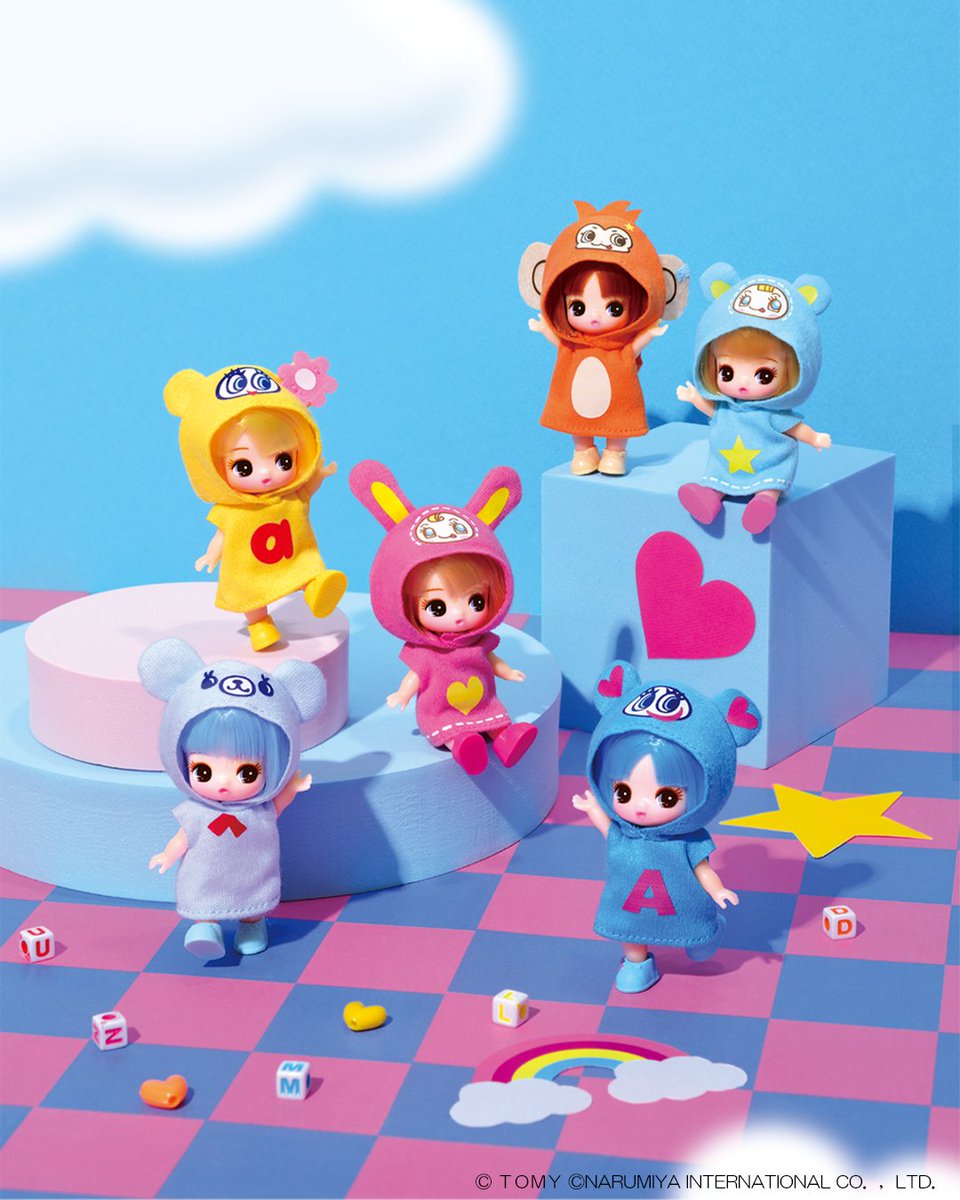 本日発売！ぷちリカちゃん 🌈ナルミヤキャラクターズコレクション