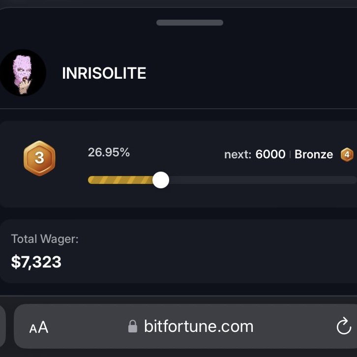 Bitfortune Streamer ππ: ππππππππππ Did you say ONE BET boss? Say less. Easy peasy. Glad ...