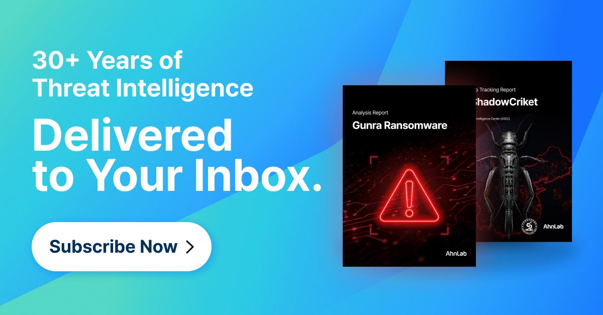 AhnLab Security Information tweet media