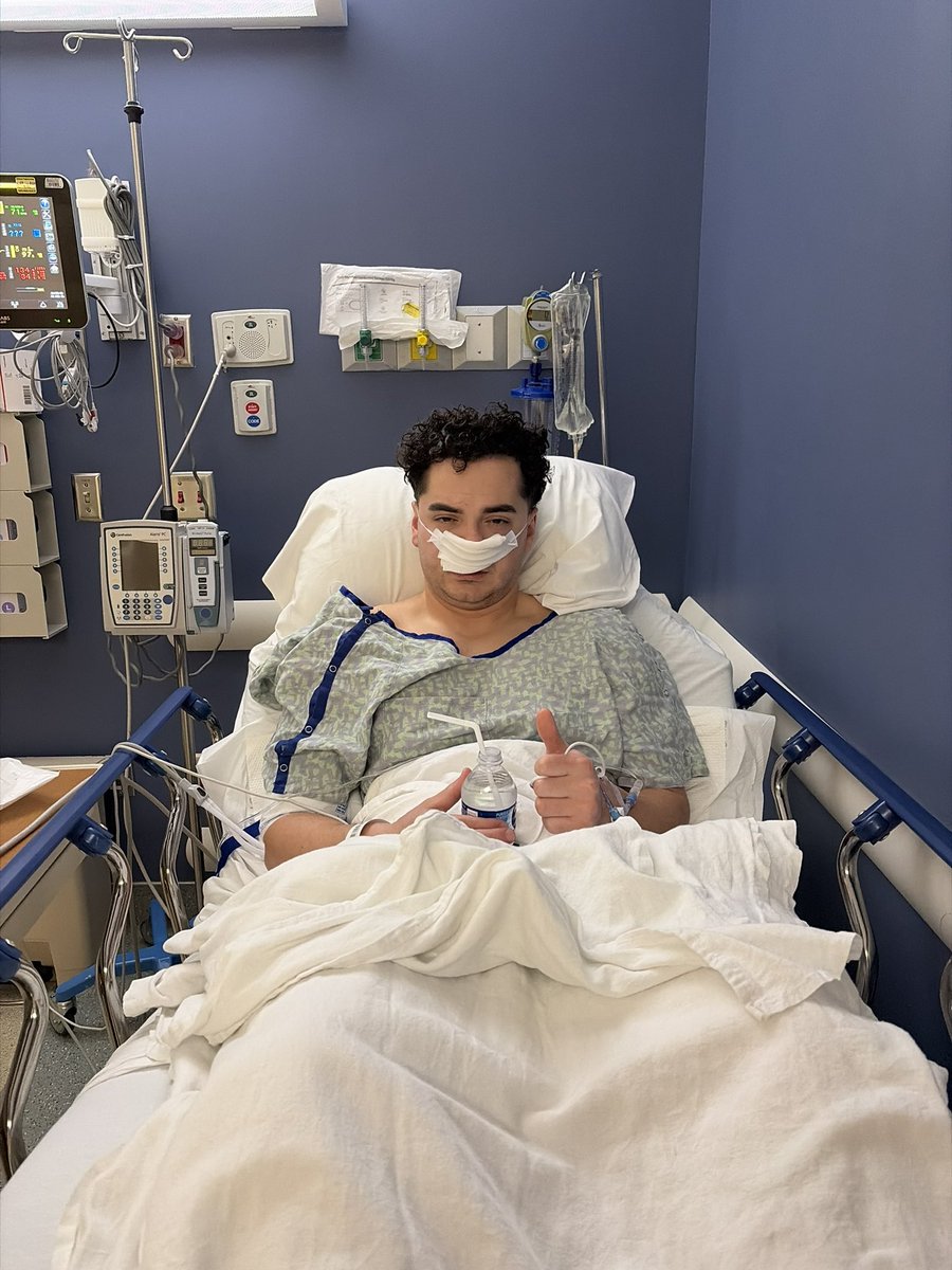 Surgery went good fellas hopefully I’ll be breathing in 4k soon lol