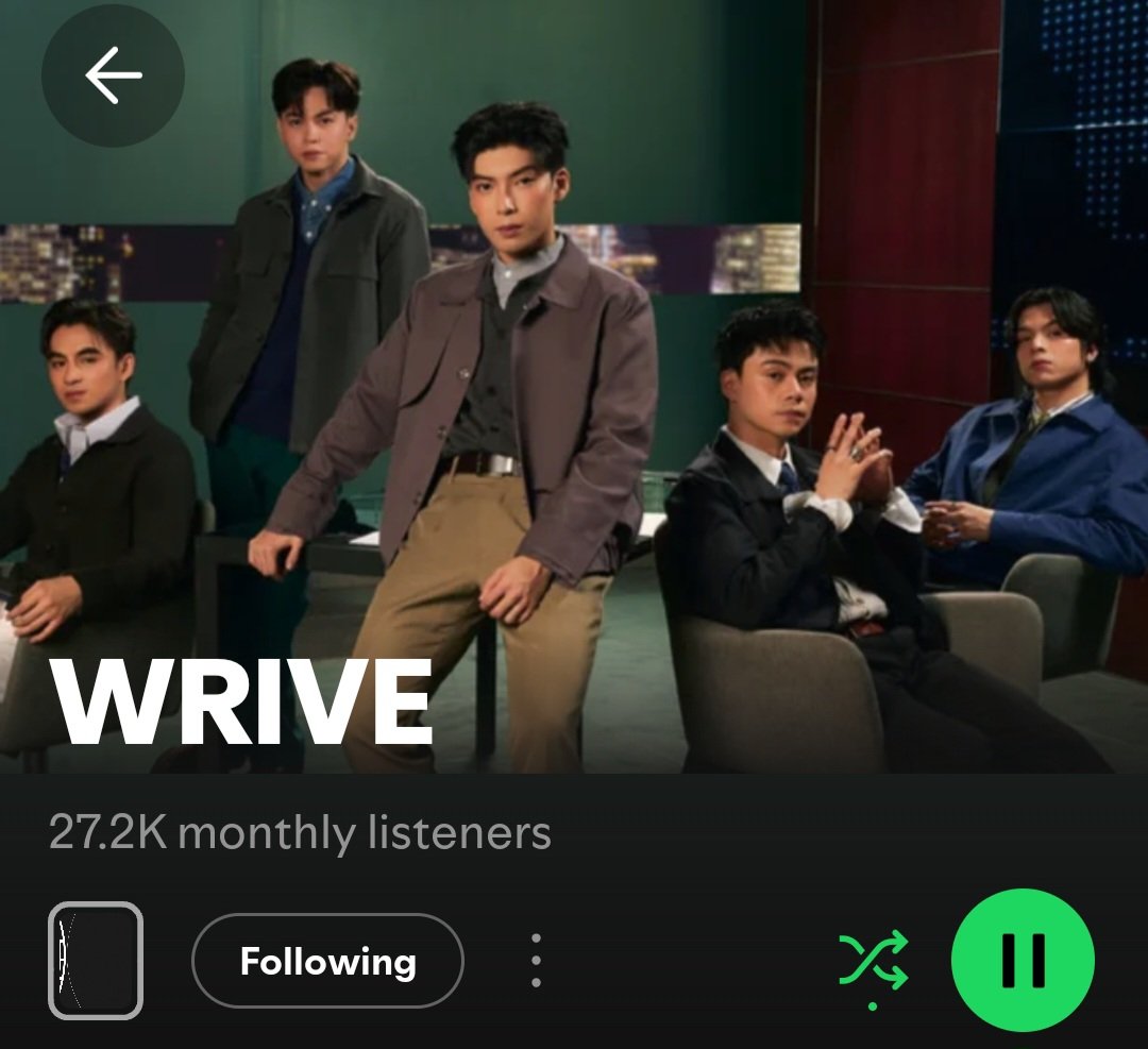 good morning to <a href="/wriveph/">WRIVE PH</a> and their 27.2k monthly listeners ☺️