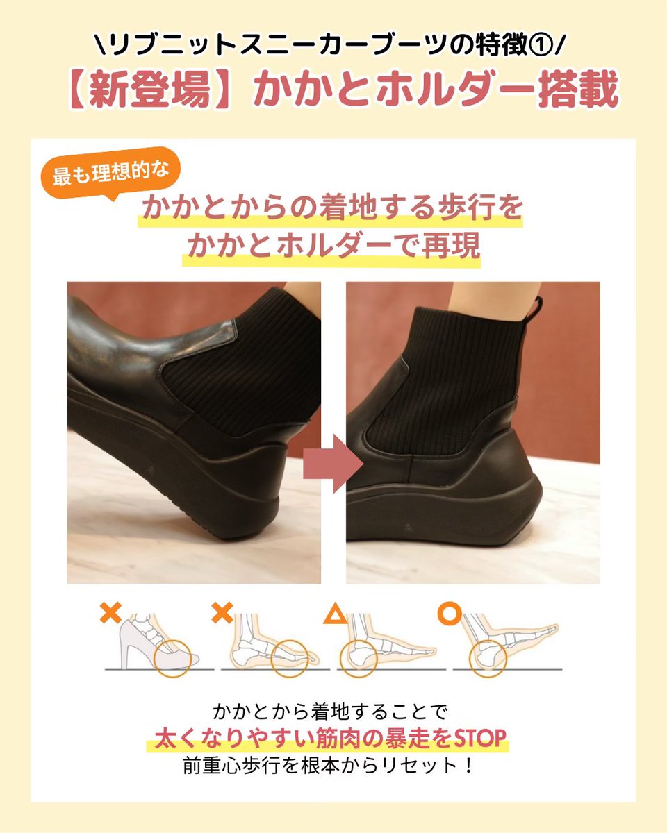 Racbaki新作】脚が太くなる部分を使わない骨格矯正ブーツが登場