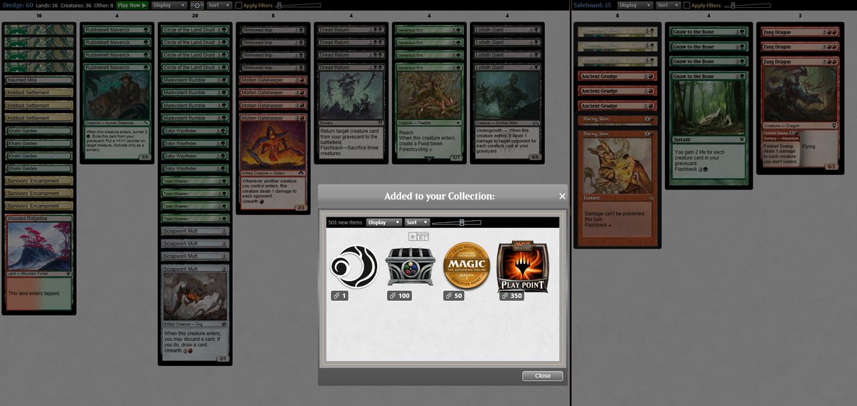 Splitted the finals of the Thursday challenge with <a href="/TwinMister89/">MisterTwin</a>!

the Dread Returning