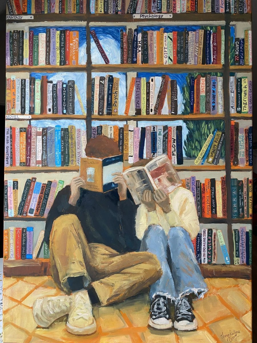 marysia_cc's tweet photo. Library by Inna Kalina (Ukraine) https://t.co/1N985VfegC