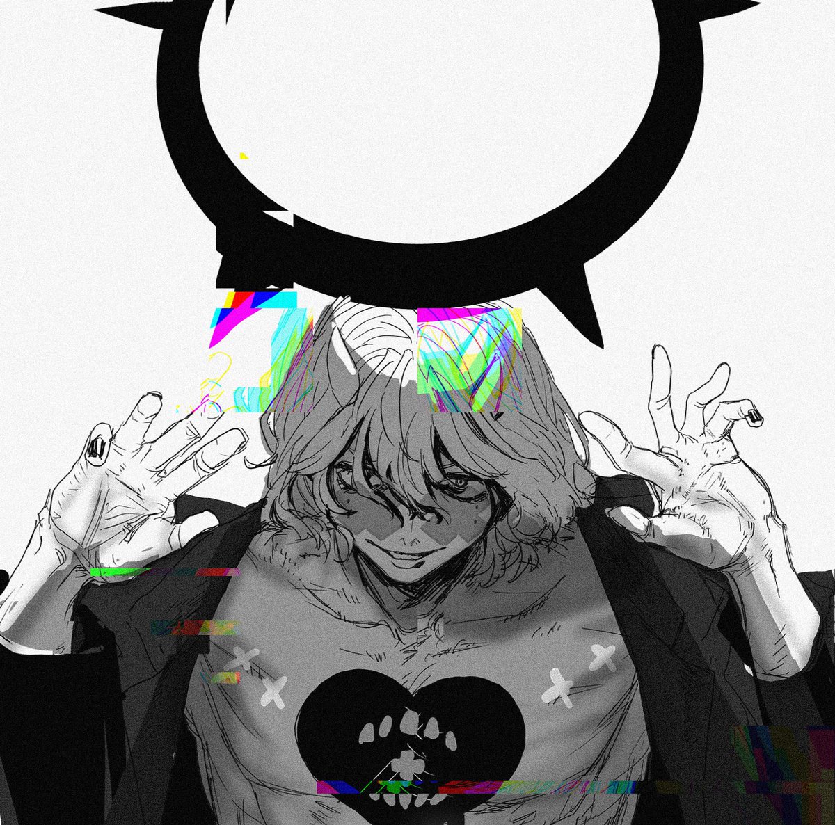 ハッピーケイオスマジで好きだし何回か描いてる 