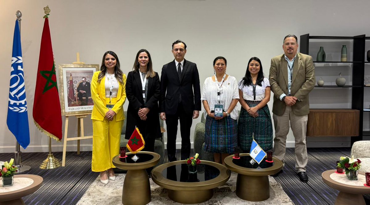 ABRIMOS HILO 🧵

1/2 

La delegación de Guatemala 🇬🇹en la 6ta Conferencia Mundial sobre la Eliminación del Trabajo Infantil, nos reunimos con el Sr. Younes Sekkouri, Ministro de Inclusión Económica, Pequeñas Empresas, Empleo y Capacitaciones de Marruecos 🇲🇦, país anfitrión, para