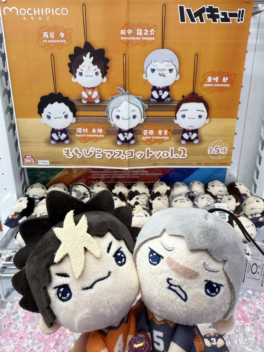 🏐2F新景品🏐 ハイキュー!!もちぴこマスコットvol.2 ハイキュー!!もち