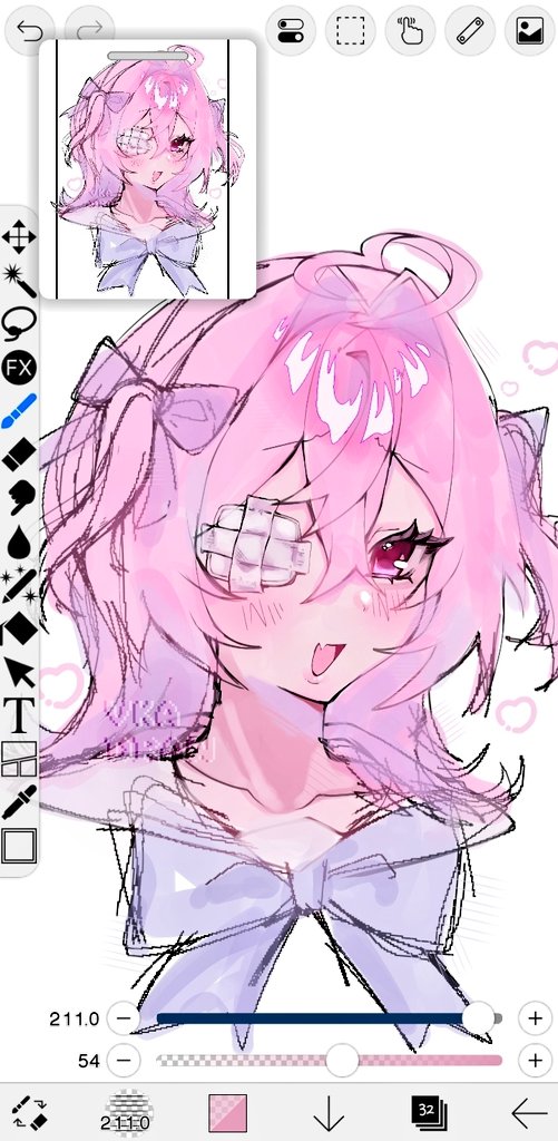 vkadraw's tweet photo. #doodle #ibispaintx #wip #sketch #スケッチ  #いたずら書き  🎀
— ✦
Maybe someday I will finish this draw TT https://t.co/kzVNhyartu