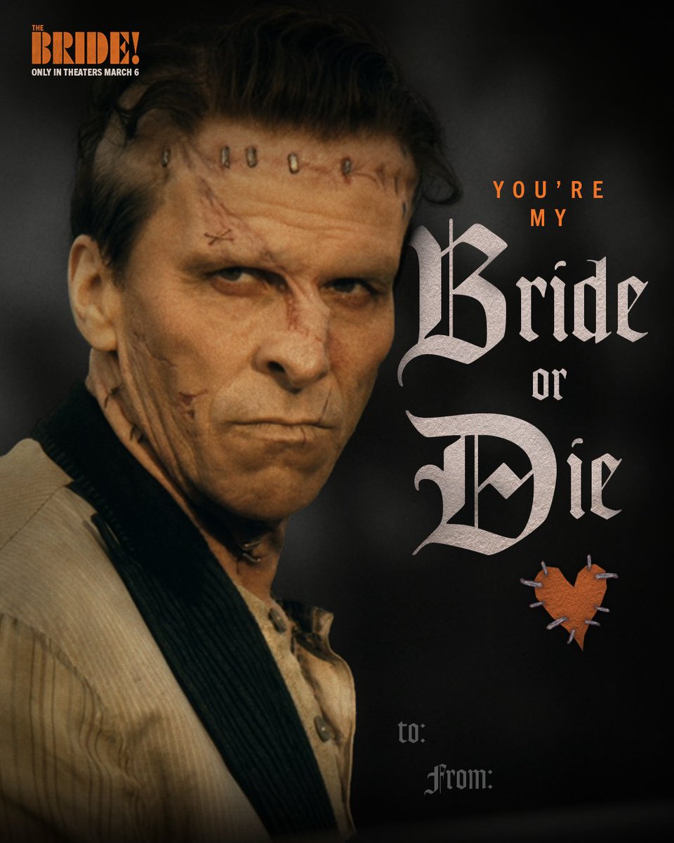 크리스찬 베일 & 제시 버클리 주연 <브라이드!(The Bride!)> 발렌타인 데이 기념 포스터 4종 매기 질렌할 감독 크리스찬 베일, 제시 버클리, 피터 사스가...