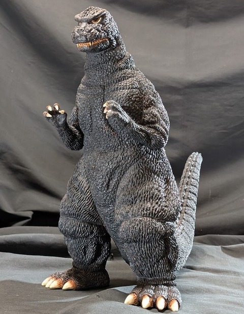 ゴジラ1984□高27/奥38.5（cm） メーカー不詳（Ibaraki 表記有） ポリ