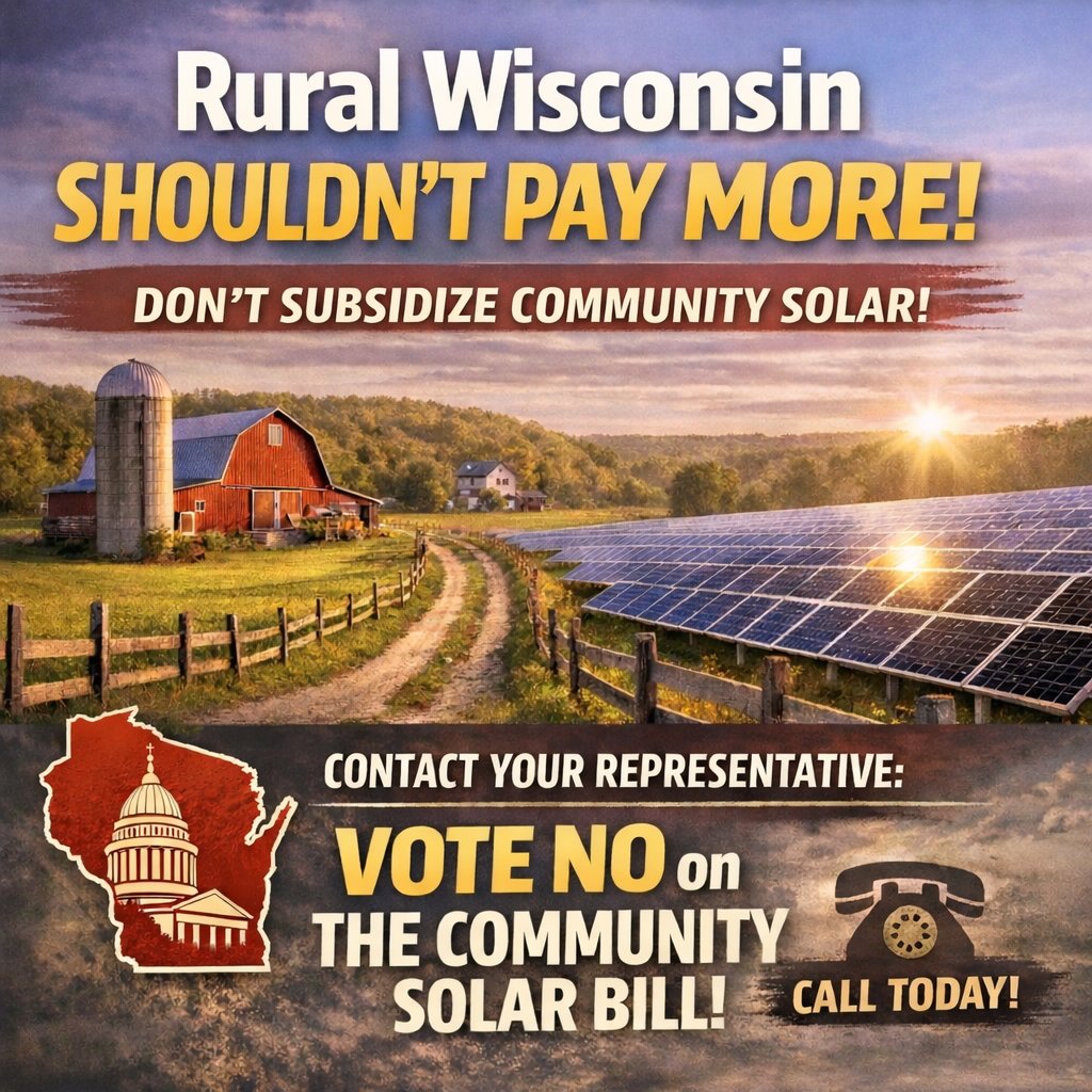 Fair Rates for Wisconsin's Dairyland tweet media