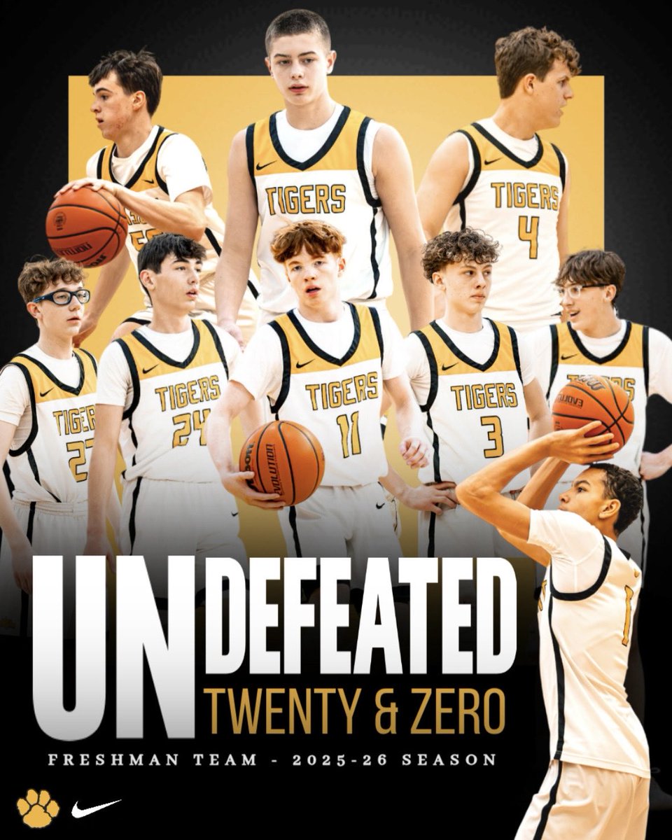 NAboysbball's tweet photo. Congratulations to our freshman team on finishing their season 20-0‼️

#committedtosuccess 🐅 https://t.co/izdbVCCl5Z