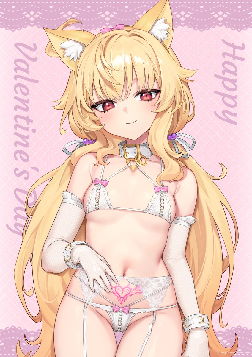 Today is #ValentinesDay (ꈍ◡ꈍ)⸝♡
Nobeta in her kitty lingerie
wants to spend this special day with you~ ❤️

#LittleWitchNobeta #リトルウィッチノベタ