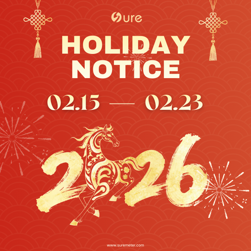 SureInstrument's tweet photo. 2026 Chinese New Year Holiday
Notice Dear friends and partners,  Our company will be on holiday from Feb 15 to Feb 23, 2026. We will be back to work on Feb 24.  
Contact: +86 13821000231 
Email: overseas@suremeter.com 
Website: https://t.co/3ARvGDKmpO https://t.co/UiGo6vNTCL