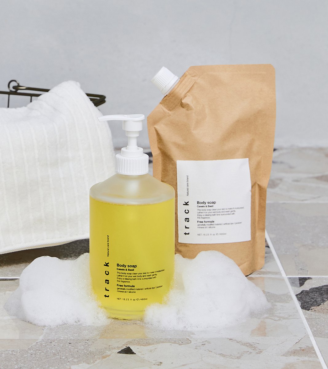 新登場】 track ボディソープに、待望のリフィルが仲間入り！ リフィル