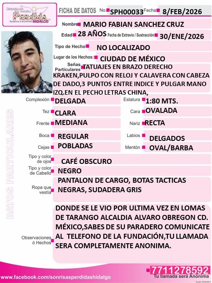 Sonrisas Perdidas Hidalgo tweet media