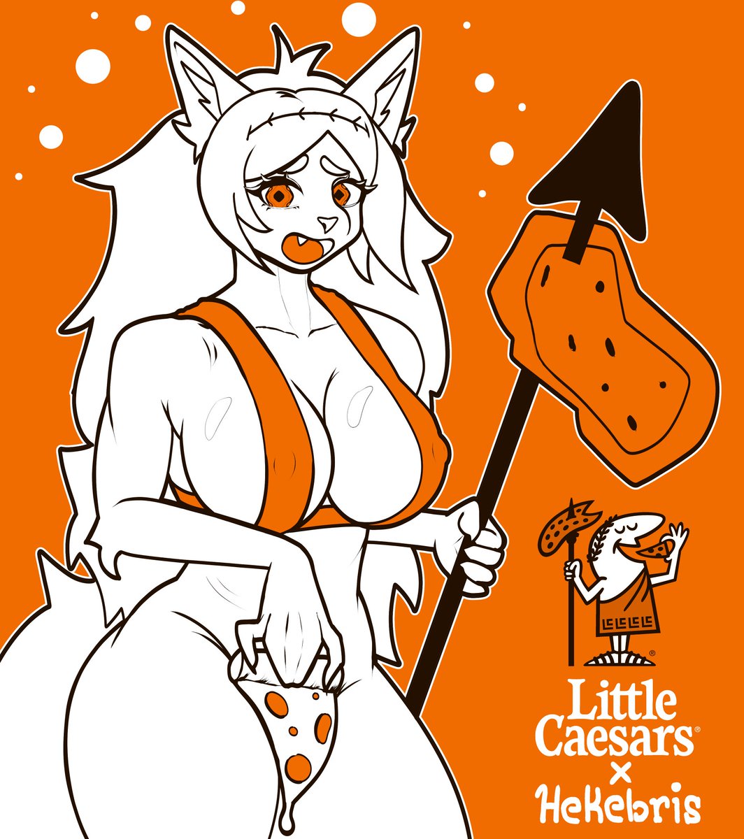 OMG she didn't sign for this <a href="/littlecaesars/">Little Caesars Pizza</a> 
Pizza pizza