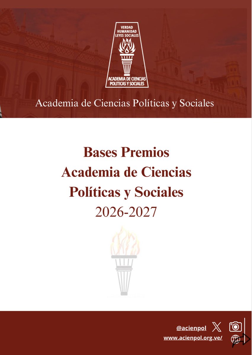 Academia de Ciencias Políticas y Sociales tweet media