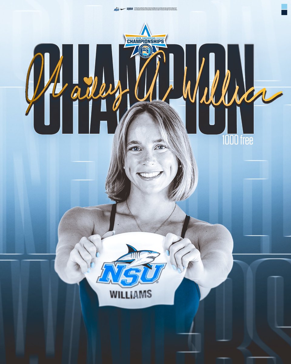 NSU_Swim's tweet photo. golden night for the sharks 🤩
#SharkCounty // #SharkInfestedWaters // #ThePowerinBroward https://t.co/Hos72BFemu