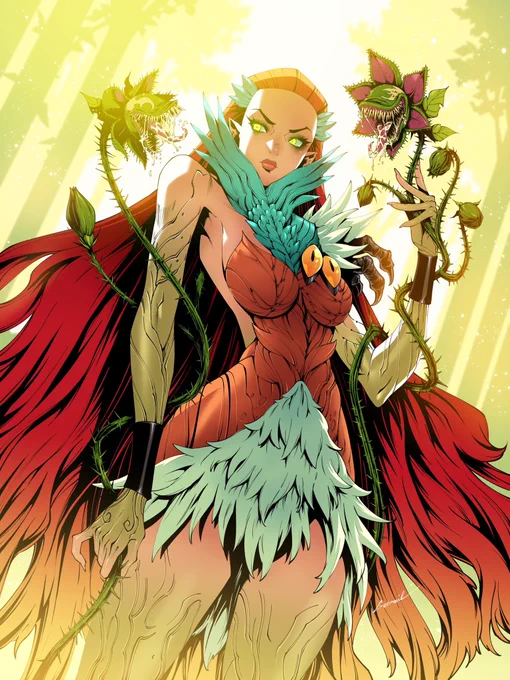 This is my personal variant for Absolute Batman #17 featuring Poison Ivy. It is now available through my reps at and @.