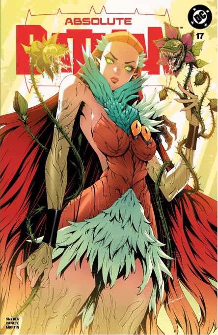 This is my personal variant for Absolute Batman #17 featuring Poison Ivy. It is now available through my reps at and @.