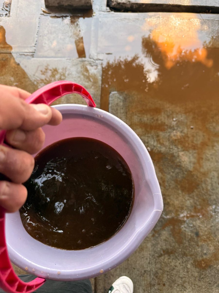 Sebastiaanperez's tweet photo. @AlessandraRdlv @SEGIAGUA  @AlcCuauhtemocMx 
Así la calidad del agua que llegó a la colonia Roma Sur después de 3 días sin una gota de agua https://t.co/REjgMLix01