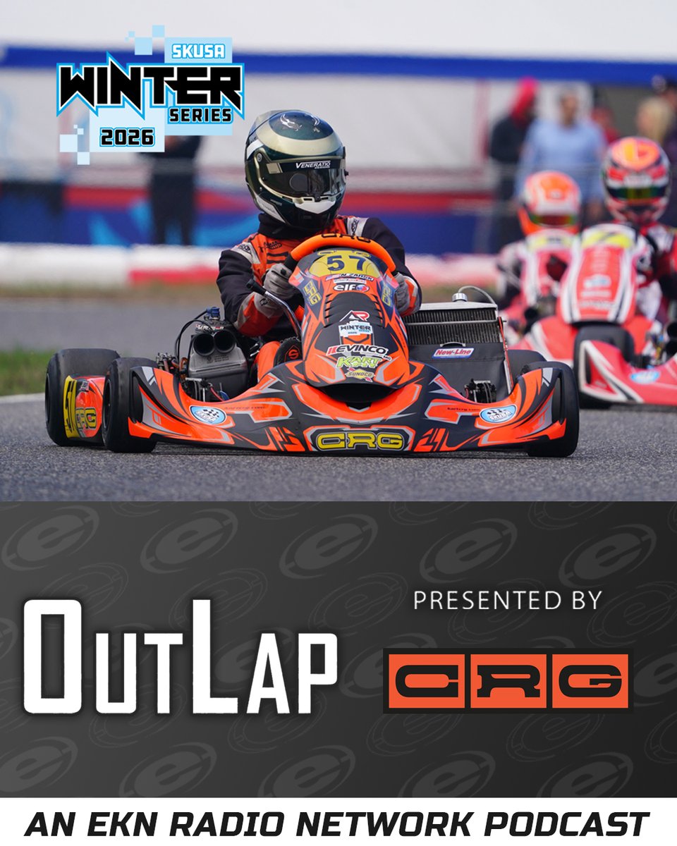 eKartingNews's tweet photo. Download the EKN OutLap - presented by Kart CRG USA - to preview the 2026 @SuperKartsUSA Winter Series finale weekend from @speedsportztx .
https://t.co/kvBkzTUDTy
#EKNRadioNetwork #podcas #OutLap #KartCRGUSA #EKNatSKUSA #SKUSAWinterSeries #karting https://t.co/eNFeSh4LUB