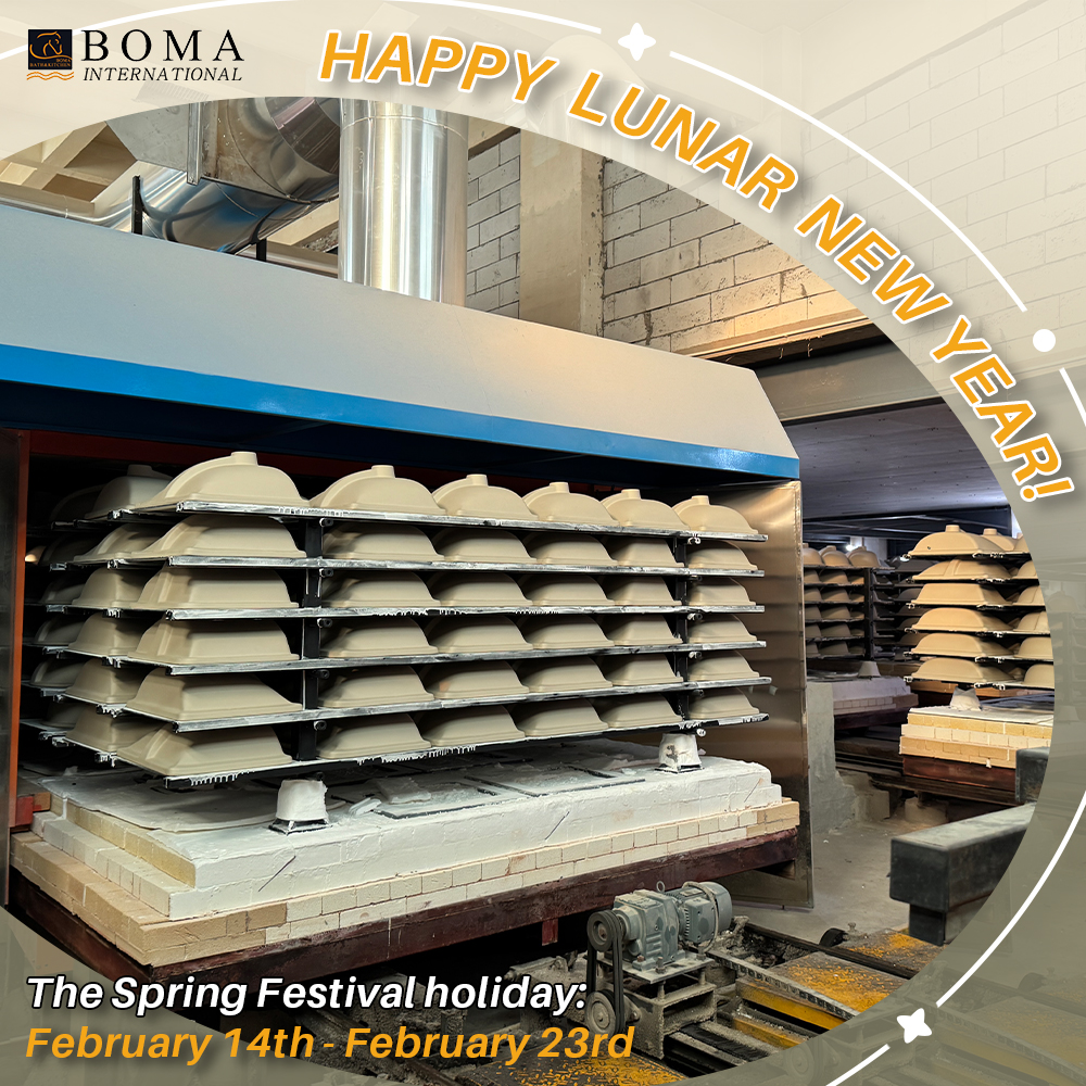 Happy Lunar New Year!

Let’s gallop into 2026 with style and success.

Wishing our North American partners a year of massive growth and prosperity. Stay tuned for more high-quality ceramic designs from Boma!

#CNY2026 #YearOfTheHorse #BomaSinks #SinkManufacturing