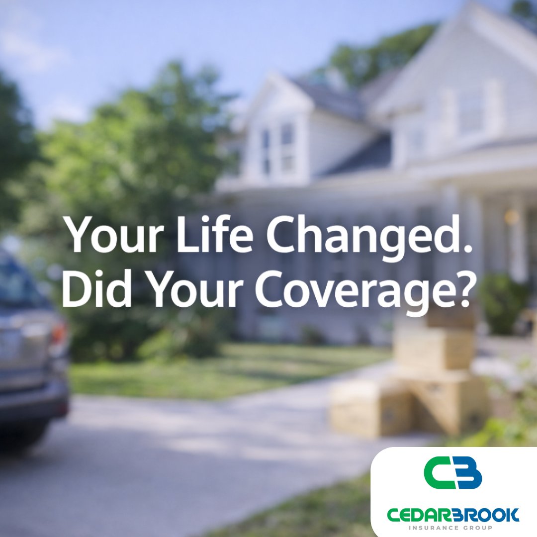CedarBrookInsur's tweet image. Your life changed, did your coverage? New car, teen driver, home upgrades, or big purchases = time for a quick review.

 bit.ly/4hlNsiJ | (833) 490-7878

#CedarbrookInsurance #TexasInsurance #lifechanges
