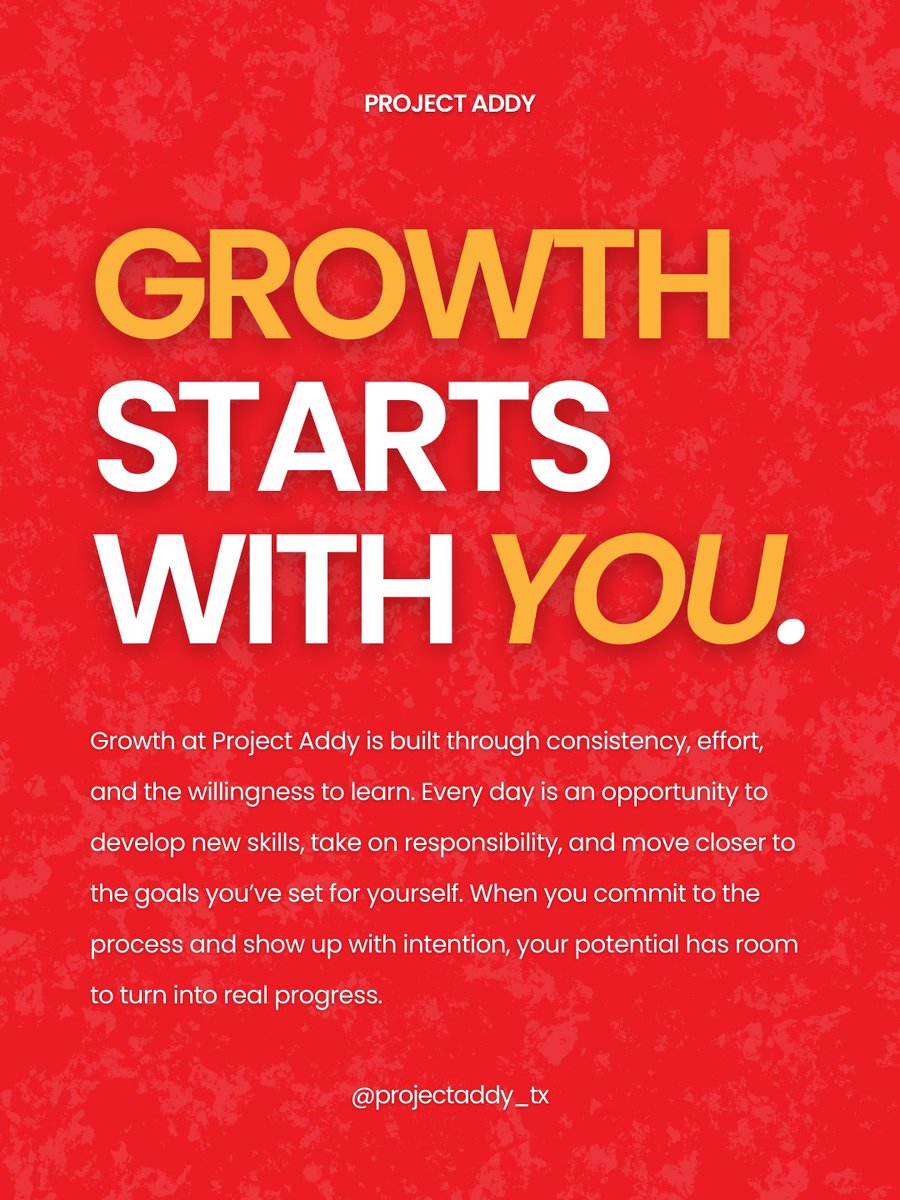 projectaddy_tx's tweet photo. Your potential grows when you choose to show up for yourself. At Project Addy, we believe in building people through consistency, support, and real opportunities to develop. 👏
-
#potential #personalgrowth #professionaldevelopment https://t.co/pOKye5swIy