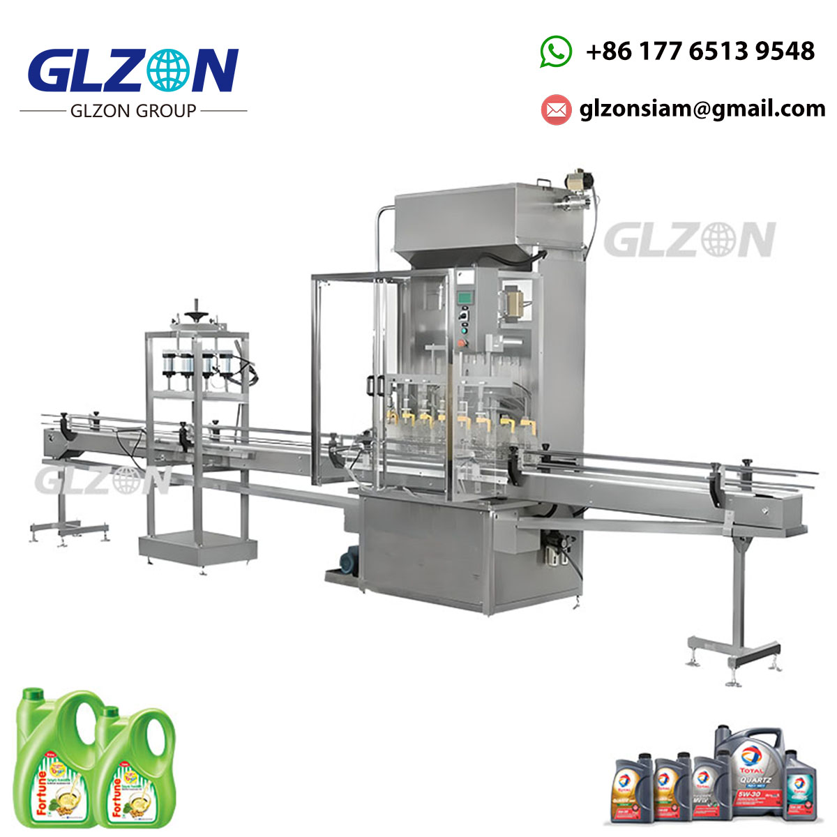 AliGlzon's tweet image. Fully Automatic Industrial Liquid Bottle &amp;amp; Jerry Can Filling System

Industrial-grade liquid filling with high speed &amp;amp; accuracy. Built for heavy production lines.

📱 +86 177 6513 9548
📩 glzonsiam@gmail.com
💬 A17765139548

#IndustrialFilling #LiquidSystem #PackagingLine