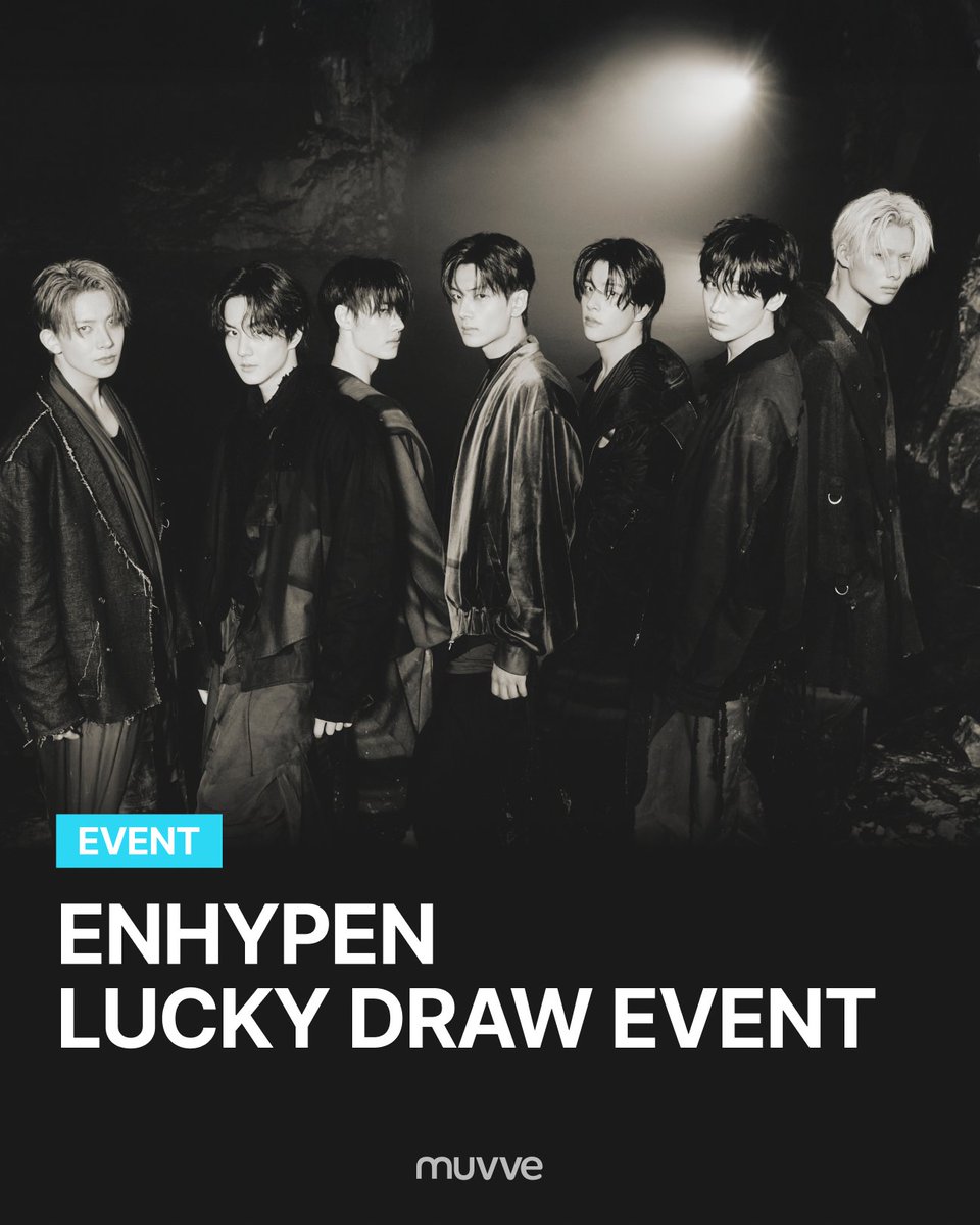 RT @muvveshop: 📢 ONLINE LUCKY DRAW EVENT Announcement #ENHYPEN