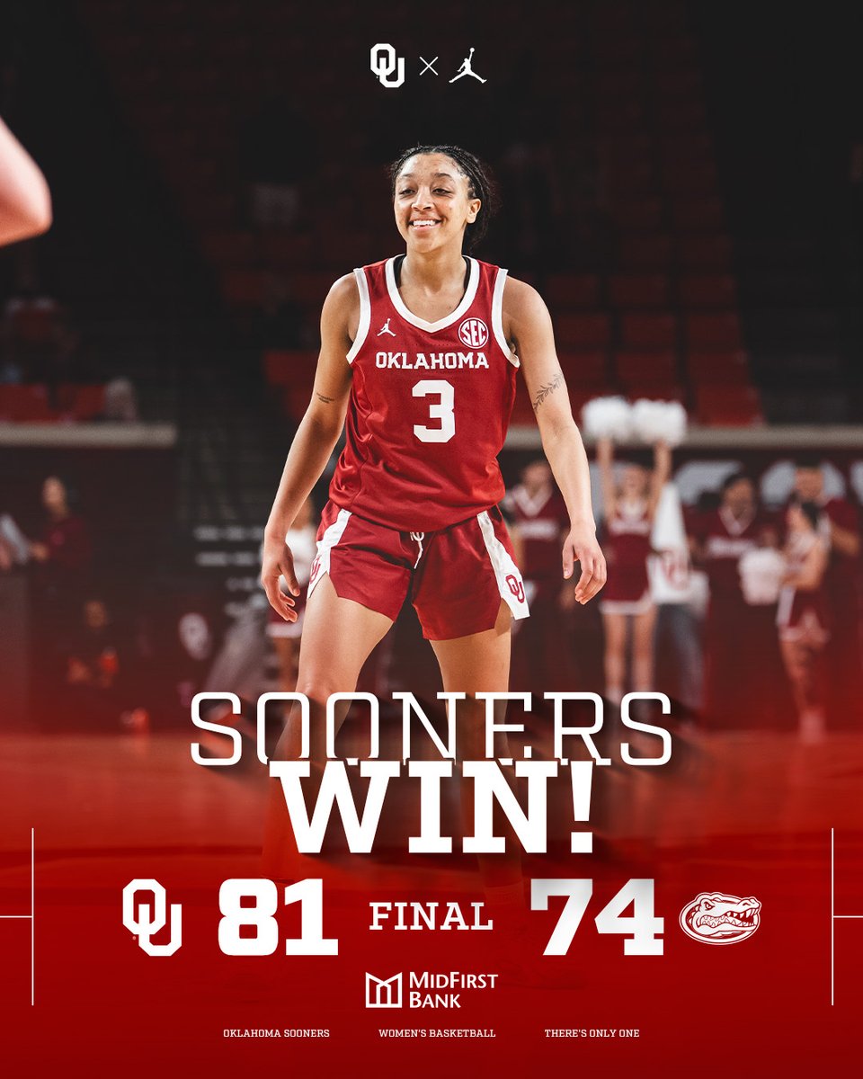 OU_WBBall's tweet photo. FOUND A WAY ☝️

@OU_Athletics // @MidFirst https://t.co/8Y8v0UL8DD
