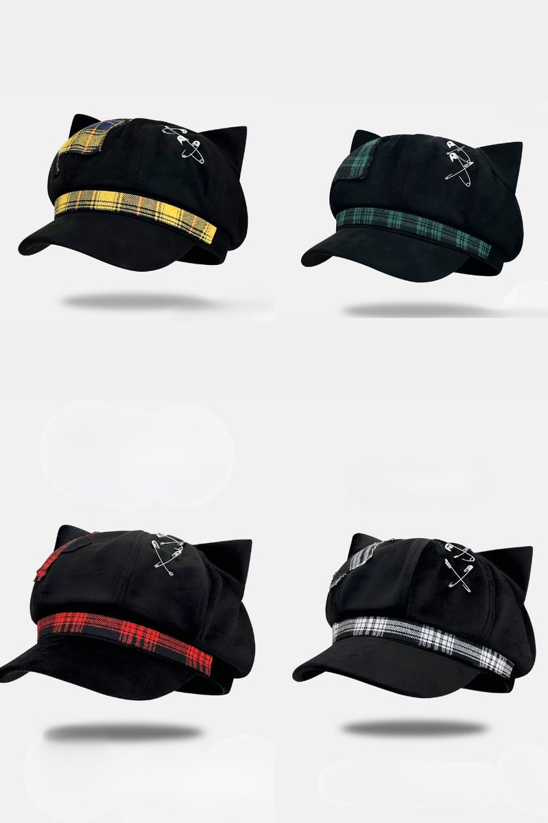 🖤🐈‍⬛地雷猫耳パンクキャスケット🐈‍⬛🖤