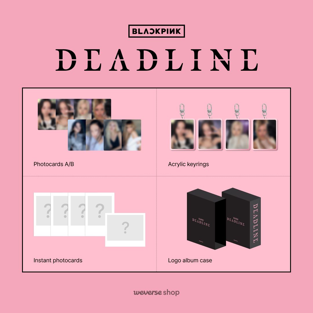 💖BLACKPINK 3rd MINI ALBUM『DEADLINE』予約購入者向け特典の詳細を