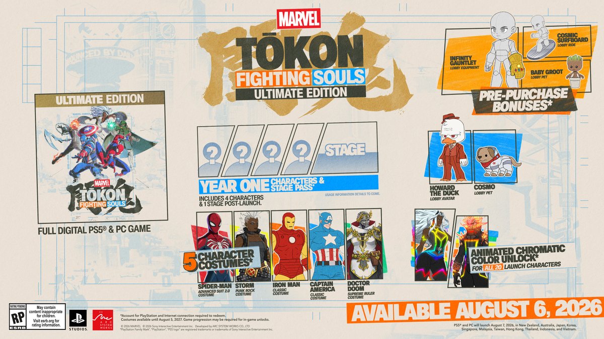 MARVEL Tōkon: Fighting Souls tweet media