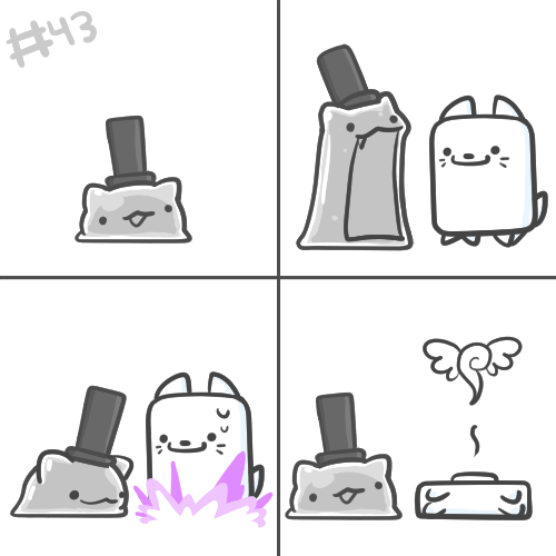 daily slime cat #43
truly a unfortunate loss