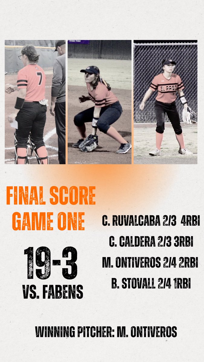 El Paso High Softball tweet media