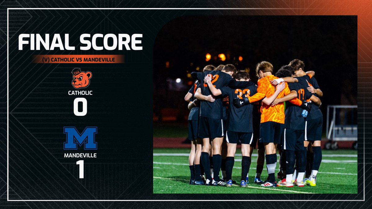 𝐁𝐄𝐀𝐑𝐒 𝐅𝐀𝐋𝐋 𝐈𝐍 𝐑𝐄𝐆𝐈𝐎𝐍𝐀𝐋𝐒 | Your CHS Bears faced off against Mandeville in arguably the closest game of the season with both teams pulling out all the stops.

This sadly will wrap the season for your Soccer Bears.🐻