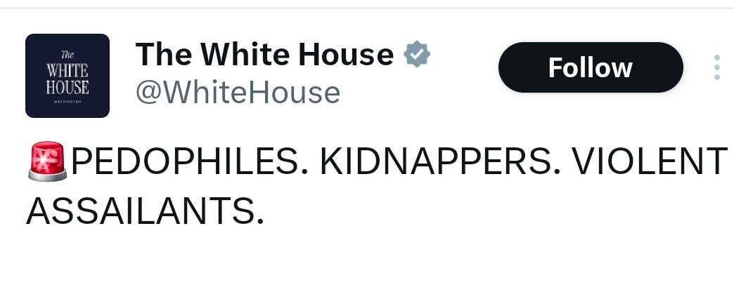 <a href="/WhiteHouse/">The White House</a> This should just be your bio for the time being