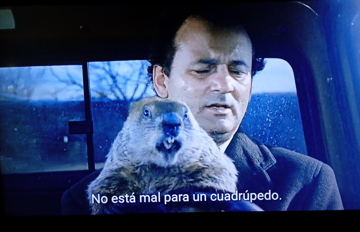 Viendo un clásico, cine era el de antes.