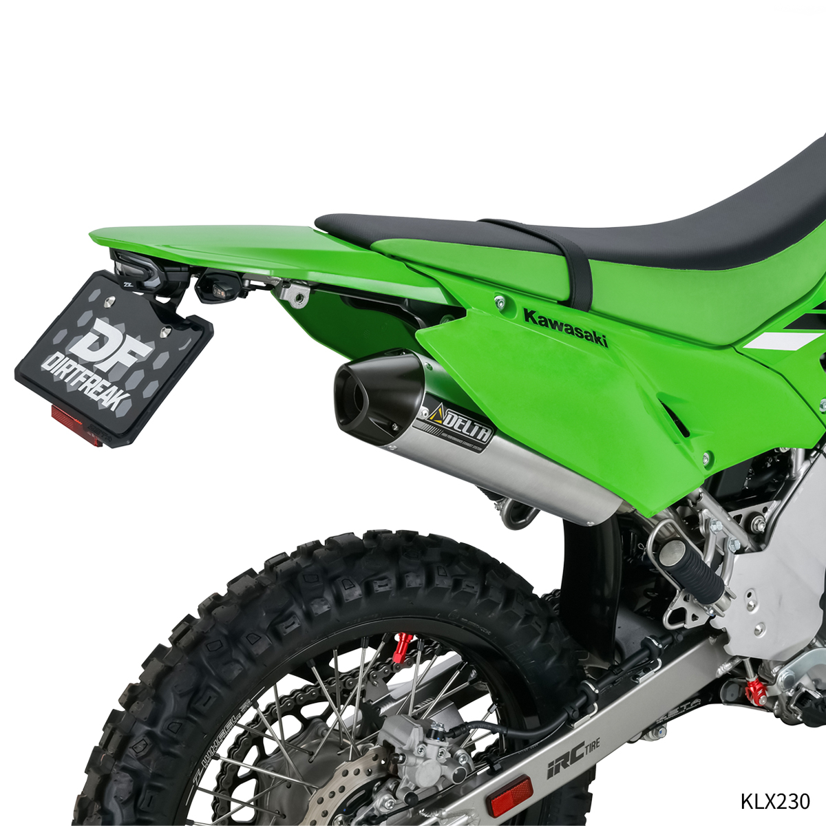 DELTA バレル4-Sサイレンサー KLX230/SM/SHERPA用 軽量化による運動