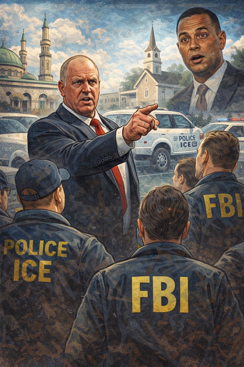 ANM1031's tweet photo. @EricLDaugh Funny how enforcing the law “infuriates” the Left — if there’s fraud, send the agents, keep them there, and don’t apologize for doing the job. 🔥🇺🇸 https://t.co/gdtNJTBk9H
