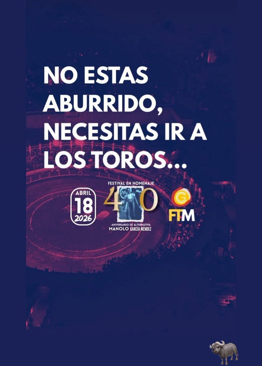 Quién más? 🐂🏟️